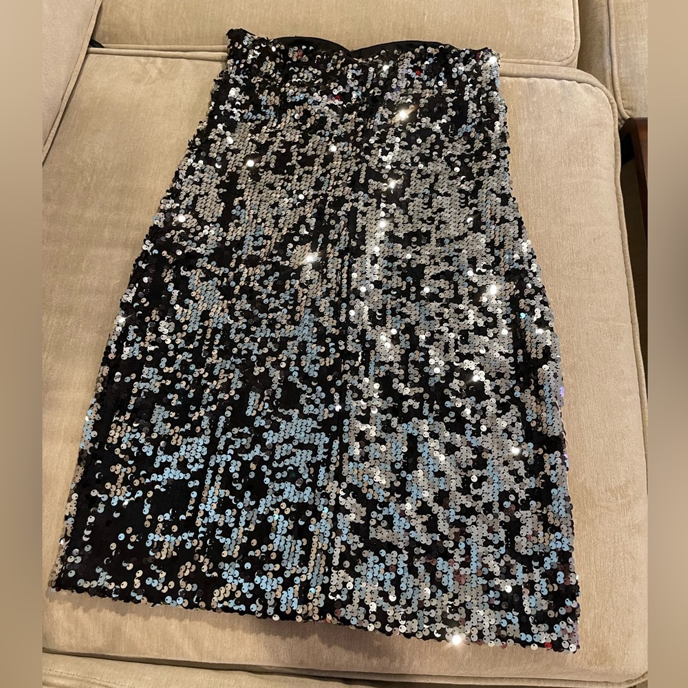 Arden B Dress Large Black/Silver - Picture 1 of 7